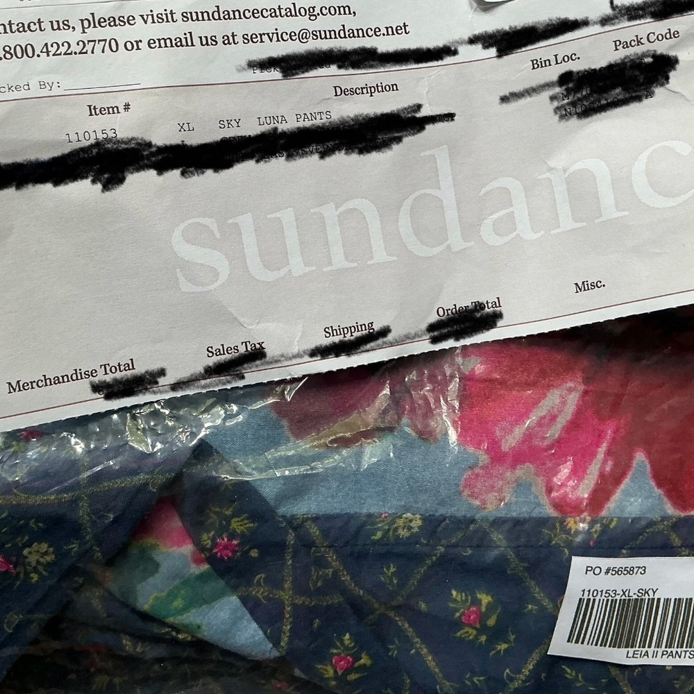 NEW Sundance Leia II/Luna Pants SKY XL - Picture 5 of 6